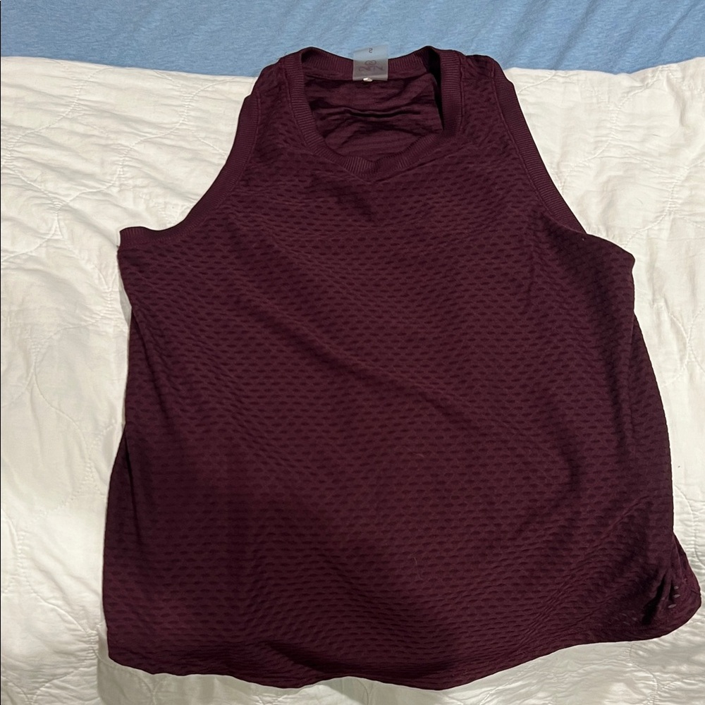 CALIA by Carrie Underwood Deep Burgundy Tank Top